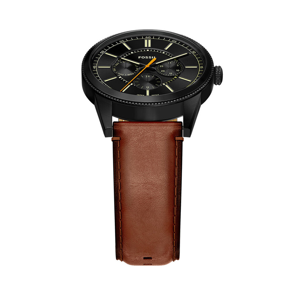Montre Fossil Pearson Noir - F&ecirc;te des p&egrave;res Homme | Histoire d&rsquo;Or