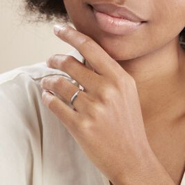 Bague Nazima Or Blanc Diamant - Bagues avec pierre Femme | Histoire d’Or