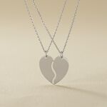 Collier Abrar Argent Blanc - Colliers doubles et triples cha&icirc;nes Femme | Histoire d&rsquo;Or