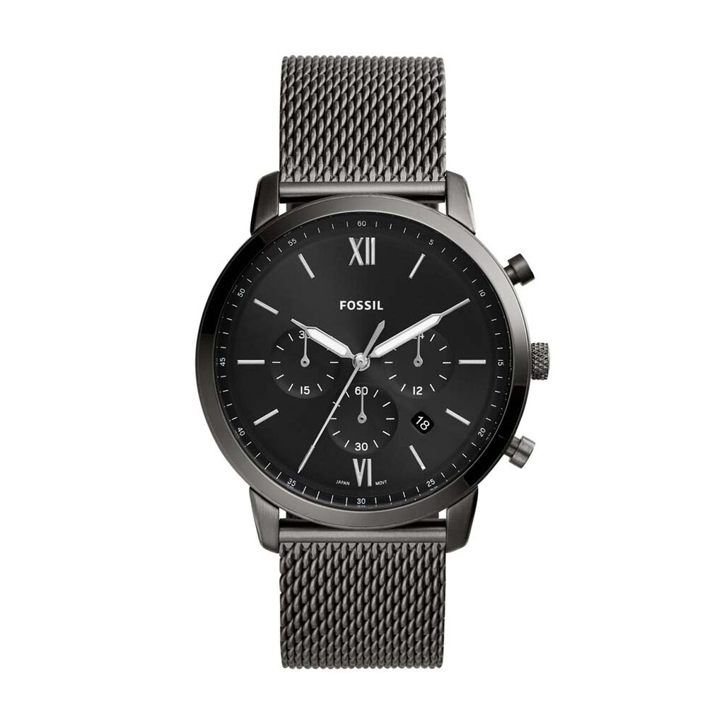 Montre Fossil Neutra Chrono Noir - Montres Homme | Histoire d’Or