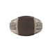Bague Argent Noir - Bagues Homme | Histoire d’Or