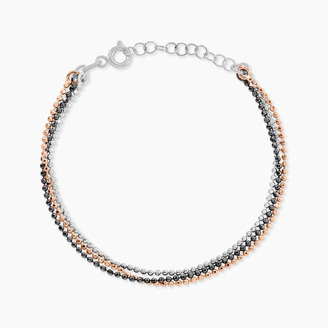 Bracelet Gabriela Argent Tricolore - Bracelets Femme | Histoire d&rsquo;Or