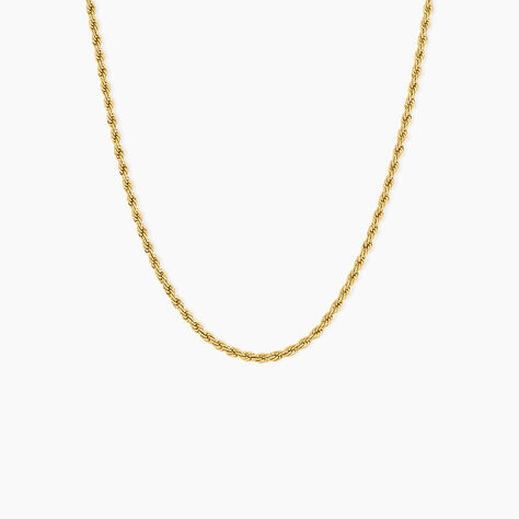 Chaine Ambra Acier Jaune - Chaines Femme | Histoire d&rsquo;Or