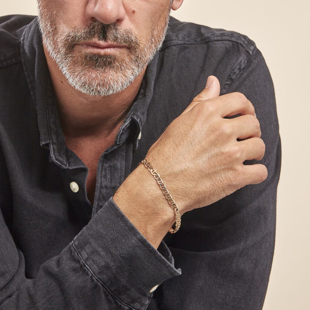 Bracelet Plaqué Or Kamen - Bracelets chaîne Homme | Histoire d’Or
