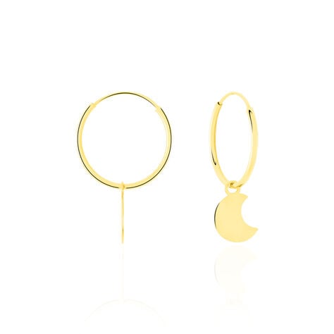 Créoles Belita Or Jaune - Boucles d'oreilles créoles Femme | Histoire d’Or