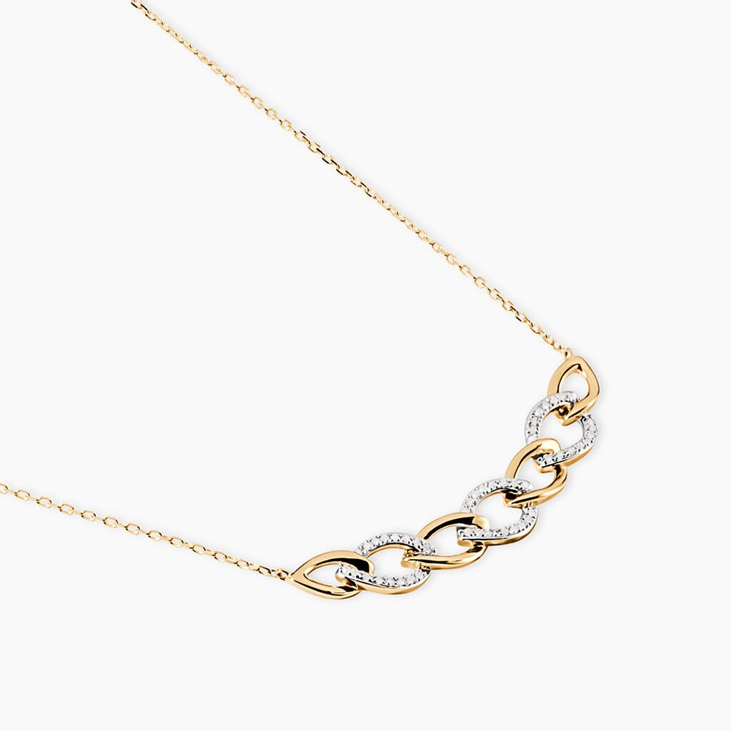 Collier Khatijah Or Jaune Diamant - Colliers Femme | Histoire d&rsquo;Or