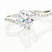Bague Solitaire Maelane Argent Blanc Oxyde De Zirconium - Bagues solitaires Femme | Histoire d’Or