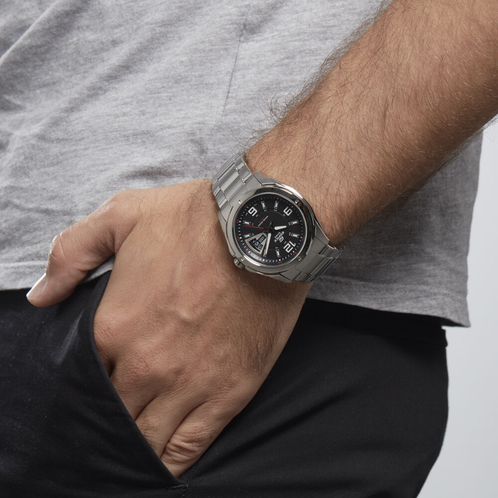 Montres Casio Edifice EF-129D-1AVEF Acier Boucle déployante simple Blanc  Ronde - HIMHAQN0010 • Histoire d'Or