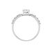 Bague Solitaire Sarah Or Blanc Oxyde De Zirconium - Bagues solitaires Femme | Histoire d’Or