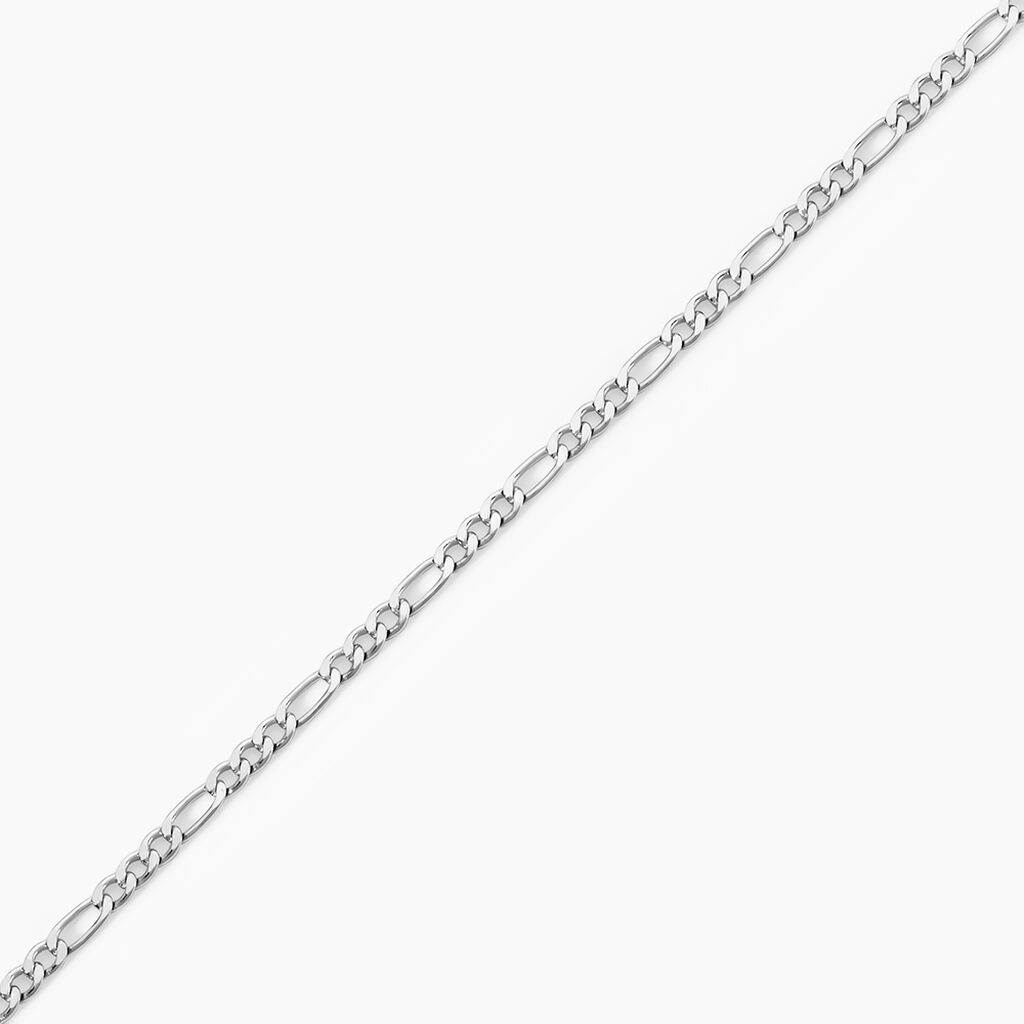 Collie Maille Vivian Argent Blanc - Chaines Homme | Histoire d&rsquo;Or