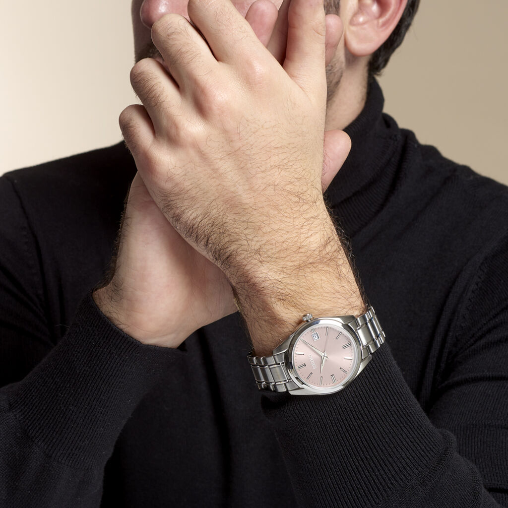 Montre Seiko Classique Rose - Montres Homme | Histoire d’Or
