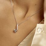 Collier Armance Argent Blanc Perle D'imitation Oxyde - Colliers Femme | Histoire d&rsquo;Or