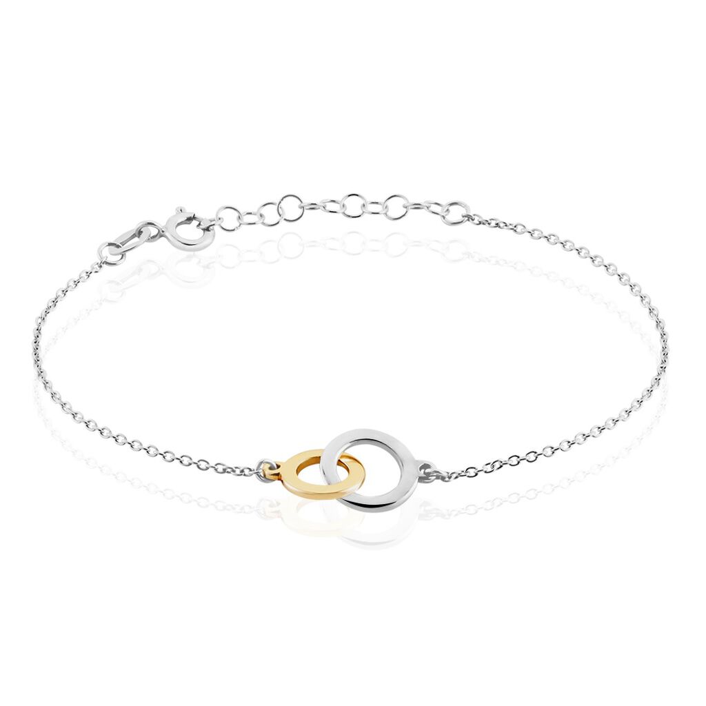 Bracelet Fethi Argent Bicolore - Bracelets Femme | Histoire d&rsquo;Or