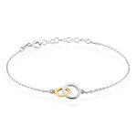 Bracelet Fethi Argent Bicolore - Bracelets Femme | Histoire d&rsquo;Or