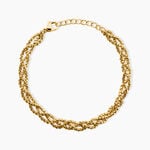 Bracelet Rhonda Acier Jaune - Bijoux sans pierre Femme | Histoire d&rsquo;Or