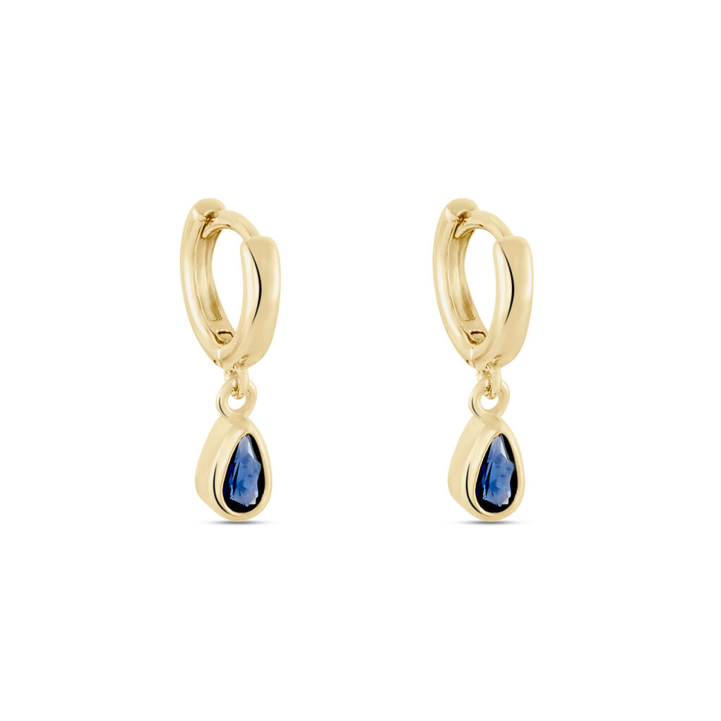 Créoles Plaqué Or Heikospinelle - Boucles d'oreilles créoles Femme | Histoire d’Or