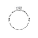 Bague Argent Blanc Kurt Oxyde De Zirconium - Bagues solitaires Femme | Histoire d&rsquo;Or