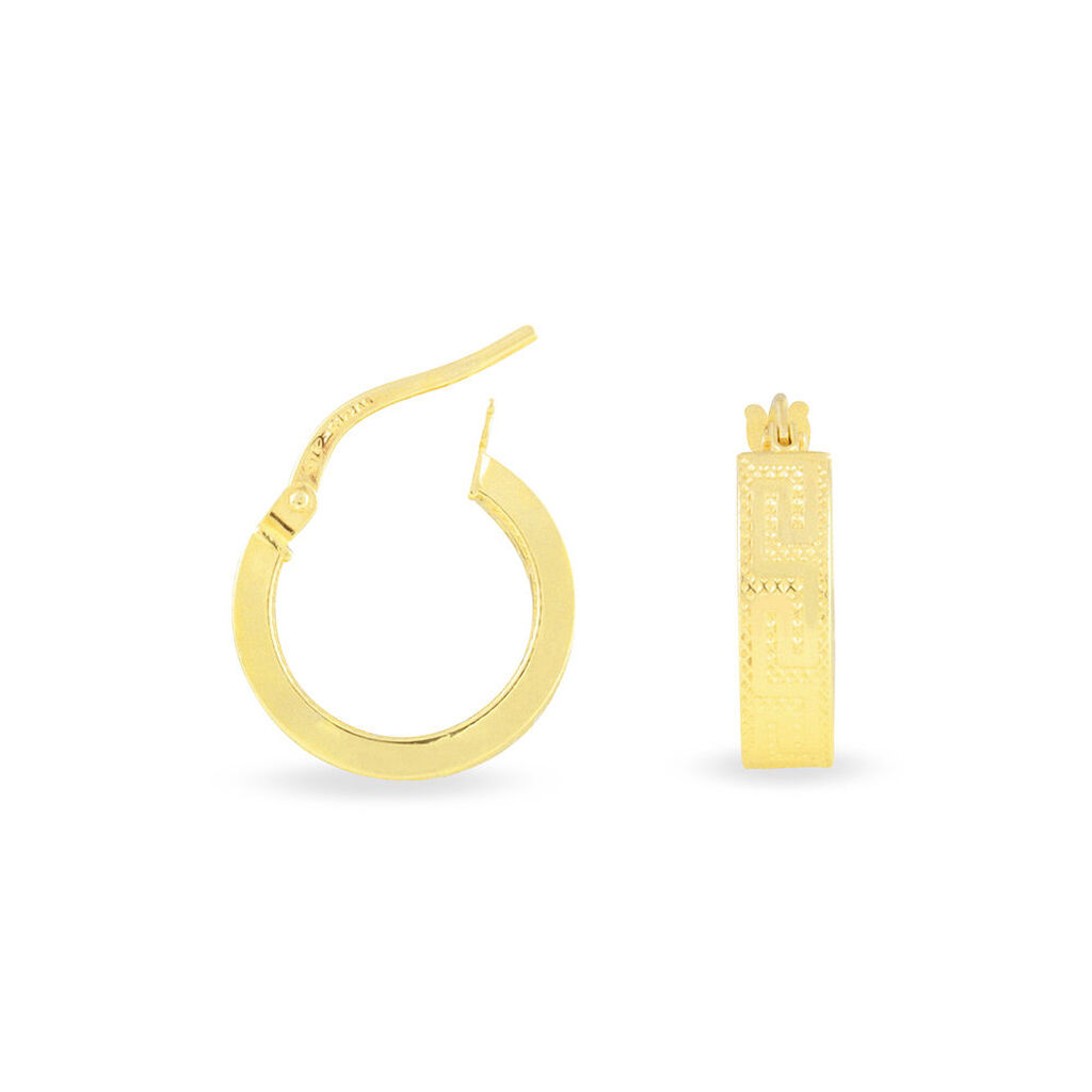 Cr&eacute;oles Ugenie Or Jaune - Boucles d'oreilles cr&eacute;oles Femme | Histoire d&rsquo;Or