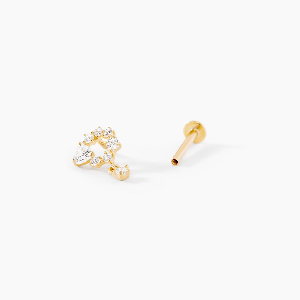 Piercing Himalia Or Jaune Oxyde De Zirconium - Bijoux Femme | Histoire d&rsquo;Or