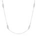 Collier Sautoir Euriell Argent Blanc - Colliers Plume Femme | Histoire d’Or