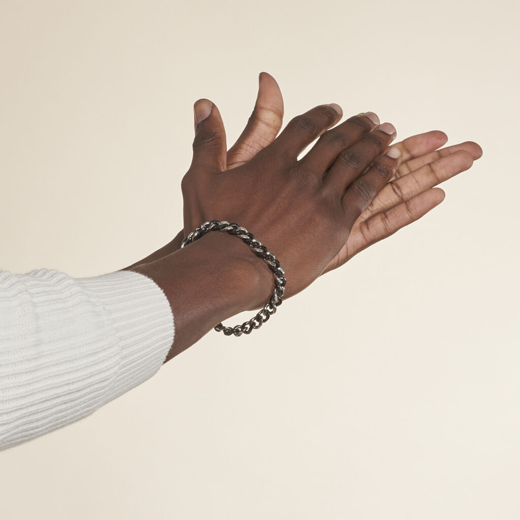 Bracelet Brendano Acier Bicolore - Bracelets chaîne Homme | Histoire d’Or