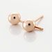 Boucles D'oreilles Puces Virgie Argent Rose - Boucles d'oreilles fantaisie Femme | Histoire d’Or
