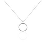 Collier Sautoir Sowa Argent Blanc Oxyde De Zirconium - Sautoirs Femme | Histoire d&rsquo;Or