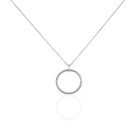 Collier Sautoir Sowa Argent Blanc Oxyde De Zirconium - Sautoirs Femme | Histoire d&rsquo;Or