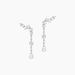 Boucles D'oreilles Pendantes Lir Argent Blanc Oxyde De Zirconium - Boucles d'oreilles fantaisie Femme | Histoire d’Or