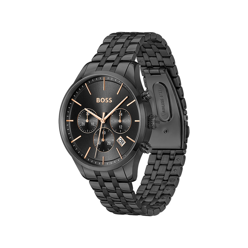 Montre Boss Avery Noir - Montres Homme | Histoire d&rsquo;Or