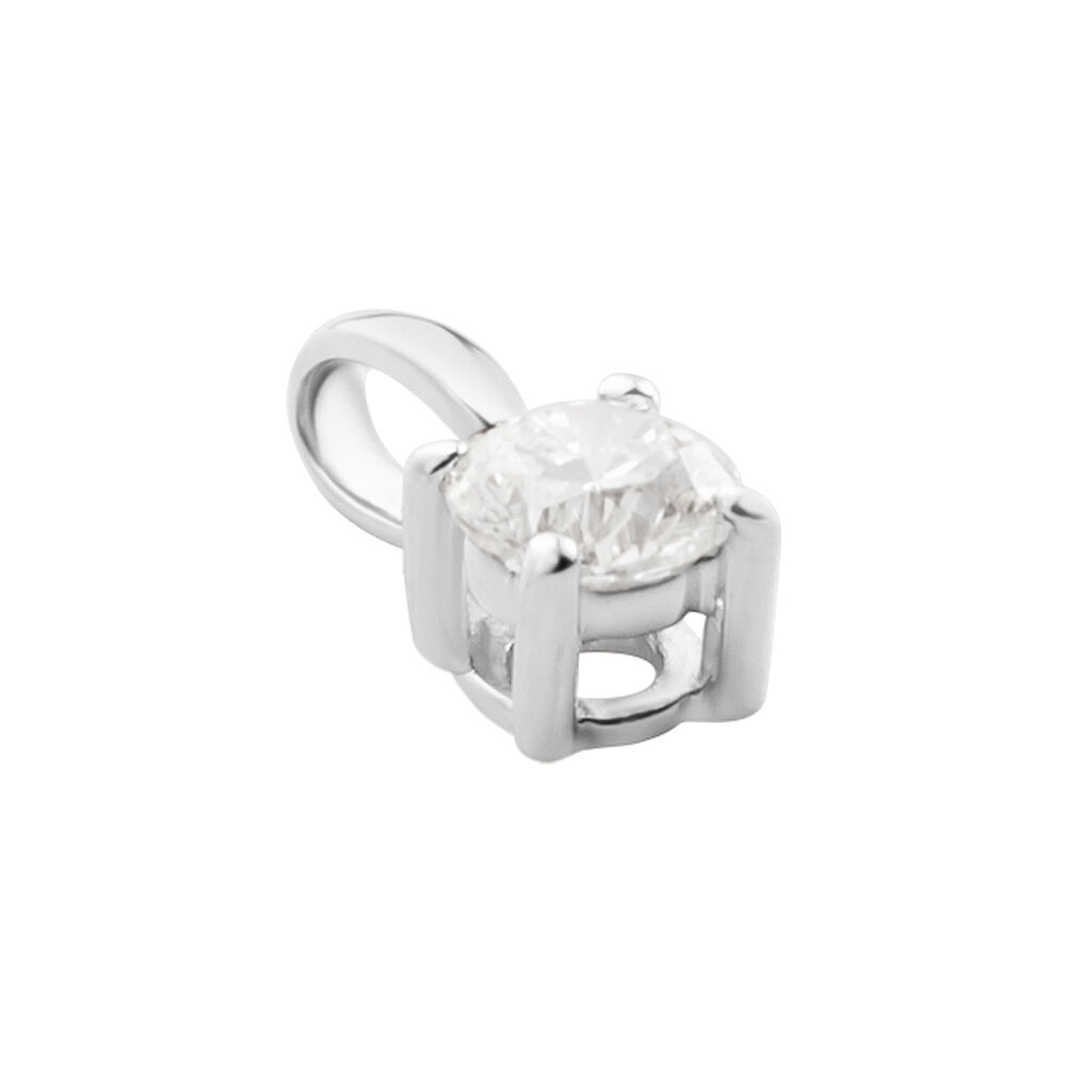 Pendentif Aphrodite Or Blanc Diamant - Pendentifs Femme | Histoire d’Or