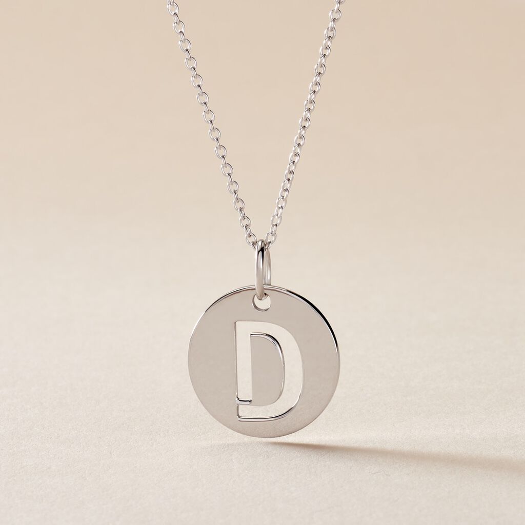 Pendentif Elio D Argent Blanc - Pendentifs Famille | Histoire d&rsquo;Or