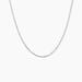 Chaîne Claudine Maille Forçat Argent Blanc - Chaines Femme | Histoire d’Or