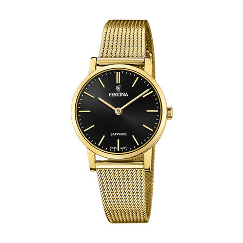 Montre Festina Swiss Made Noir - Montres suisses Femme | Histoire d’Or