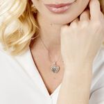 Pendentif Ellya Argent Blanc - Pendentifs Femme | Histoire d&rsquo;Or