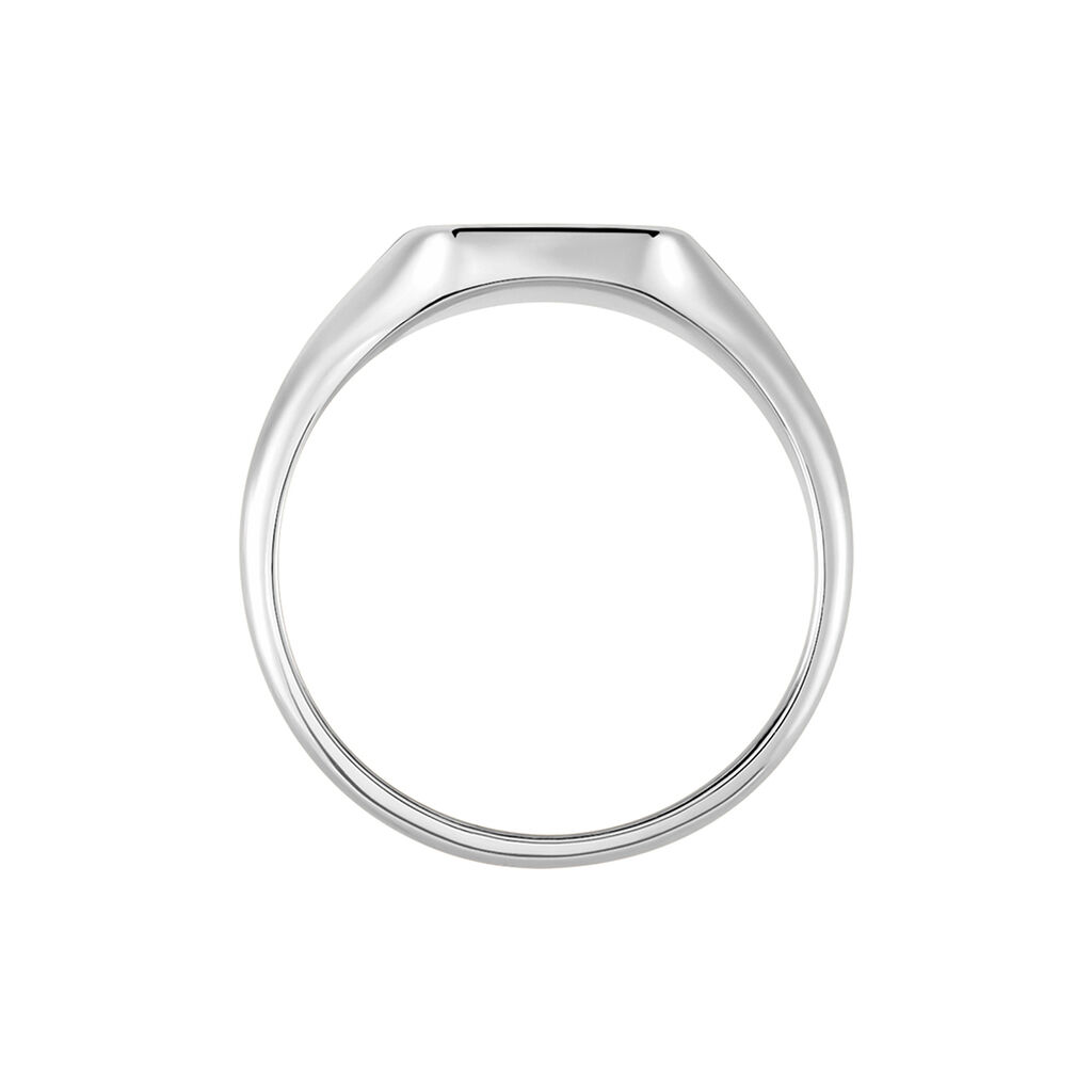 Chevalière Goddess Argent Blanc Nacre Oxyde De Zirconium - Chevalières Femme | Histoire d’Or