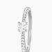 Bague Solitaire Hemera Or Blanc Diamant - Bagues solitaires Femme | Histoire d’Or