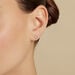 Boucles D'oreilles Puces Neorah Argent Blanc Oxyde De Zirconium - Boucles d'oreilles fantaisie Femme | Histoire d’Or