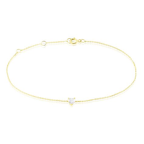 Bracelet Adula Or Jaune Oxyde - Bracelets Coeur Femme | Histoire d’Or