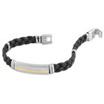 Bracelet Orietta Or Acier Bicolore - Bracelets Cuir Homme | Histoire d&rsquo;Or