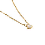 Collier &eacute;clat Perl&eacute; Plaqu&eacute; Or Oxyde De Zirconium - Colliers Femme | Histoire d&rsquo;Or