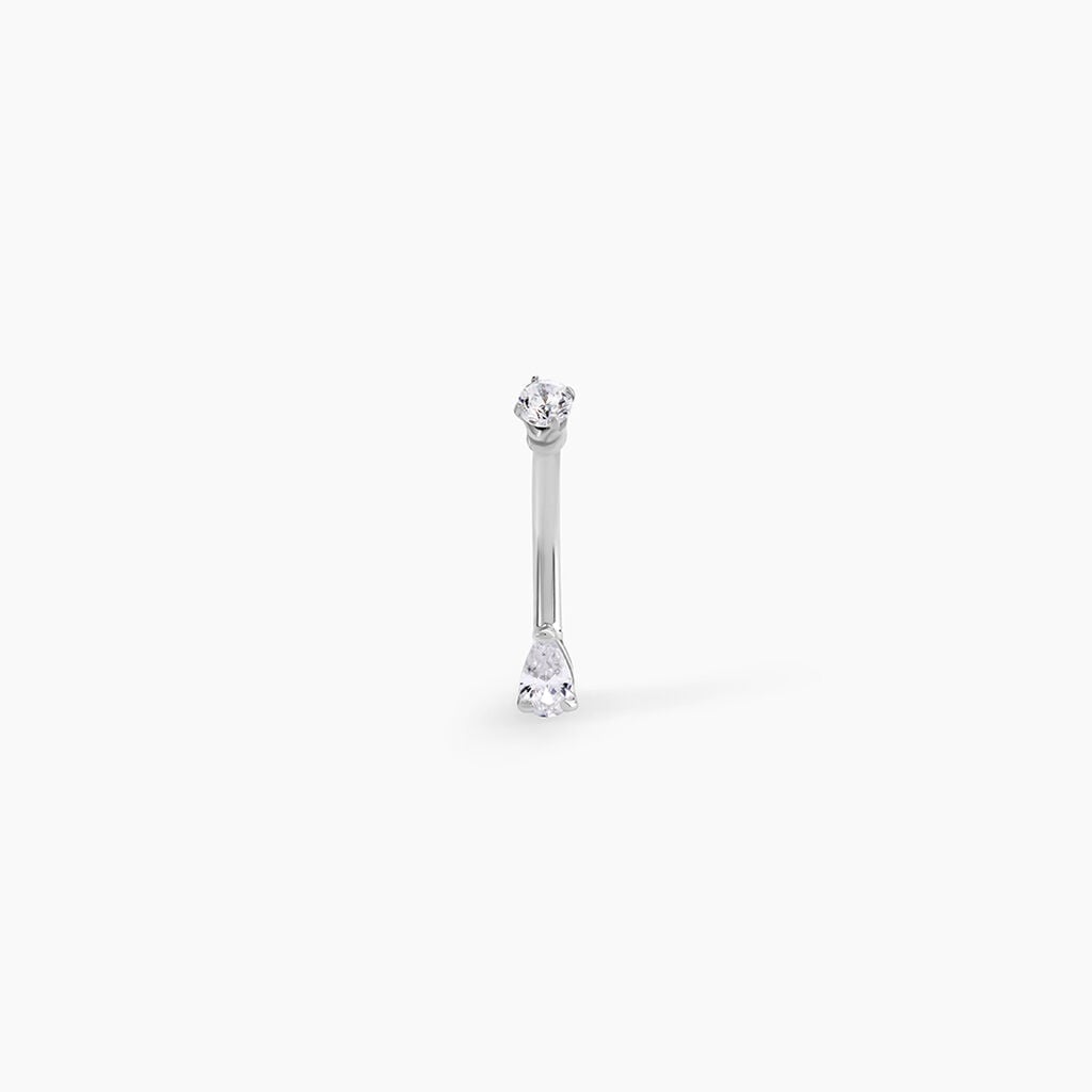 Piercing Edmonise Or Blanc Oxyde De Zirconium - Bijoux Femme | Histoire d&rsquo;Or