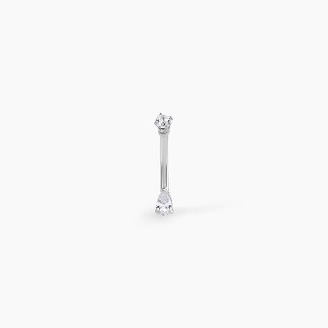 Piercing Edmonise Or Blanc Oxyde De Zirconium - Bijoux Femme | Histoire d&rsquo;Or