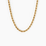 Collier Jerry Maille Corde Or Jaune - Chaines Femme | Histoire d&rsquo;Or