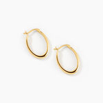 Cr&eacute;oles Beaumont Argent Dor&eacute; A L'Or 750/1000 - Boucles d'oreilles cr&eacute;oles Femme | Histoire d&rsquo;Or