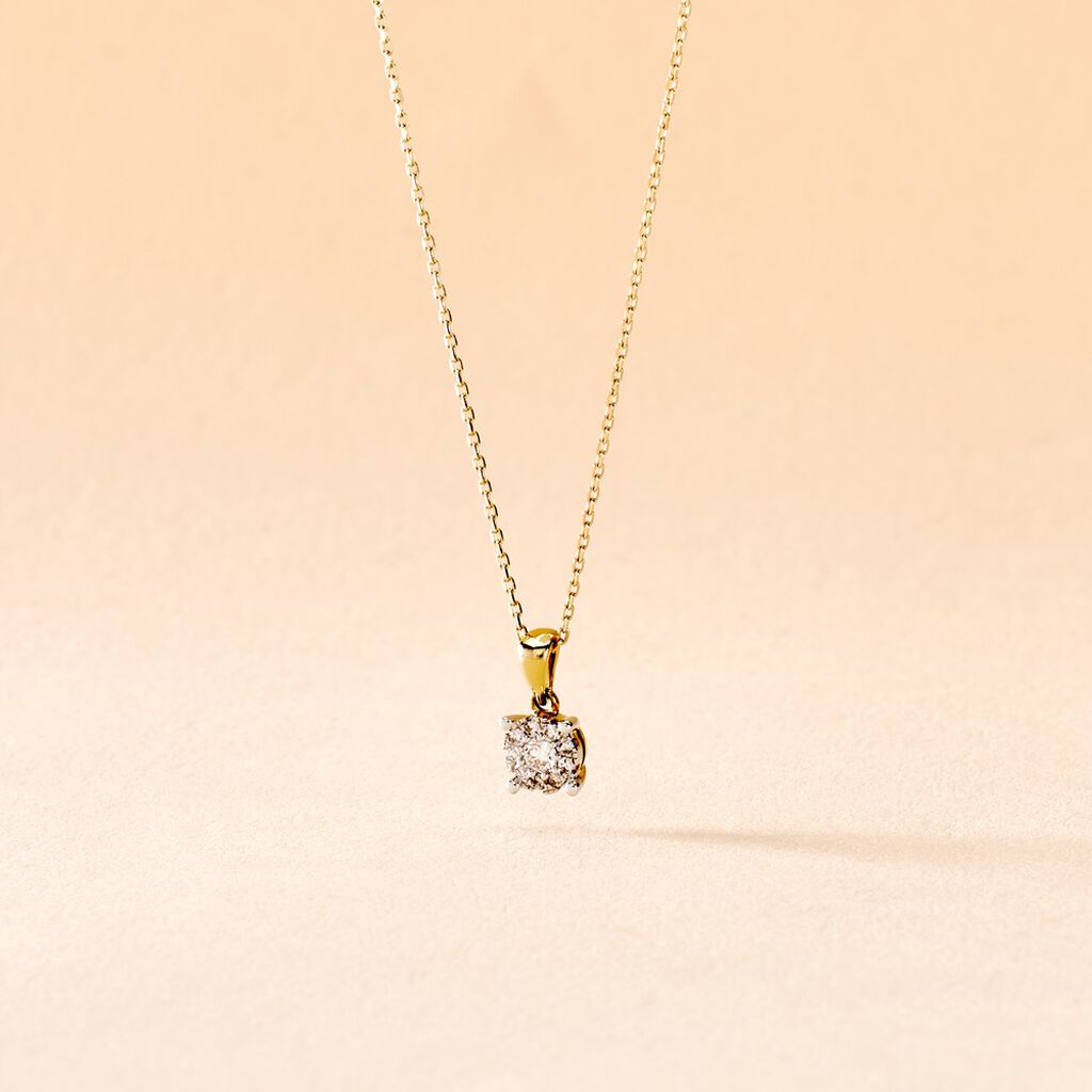 Collier Artemis Or Jaune Diamant - Colliers Femme | Histoire d&rsquo;Or
