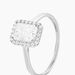 Bague Or Blanc Goulven  Oxyde De Zirconium