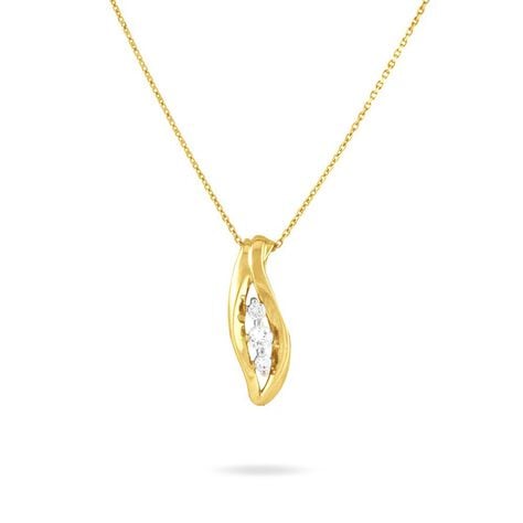 Collier Caline Or Jaune Diamant - Colliers Femme | Histoire d&rsquo;Or