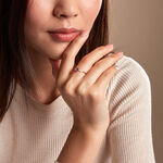 Bague Miyah Or Jaune Am&eacute;thyste - Bagues solitaires Femme | Histoire d&rsquo;Or