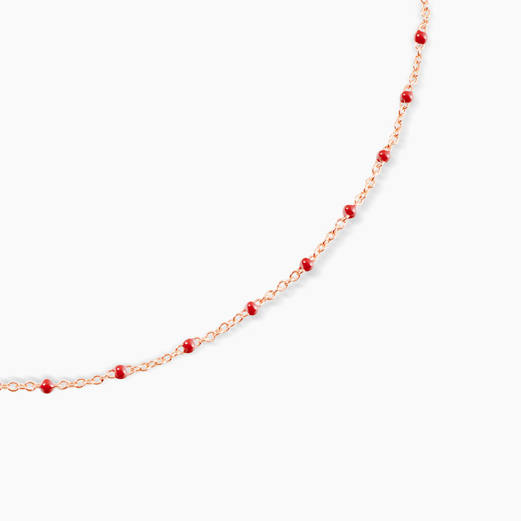 Collier Argent Rose Polka - Colliers fantaisie Femme | Histoire d&rsquo;Or